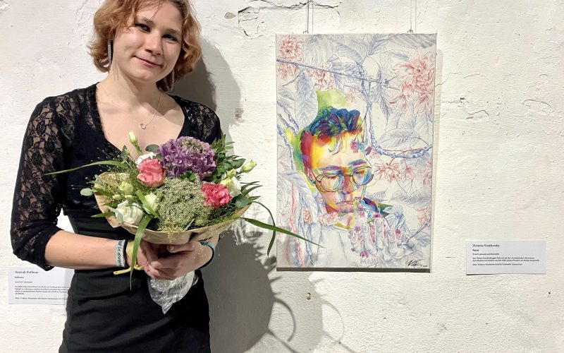 Victoria Veselovsky (J2) hat den Jugendkunstpreis Baden-Württemberg gewonnen