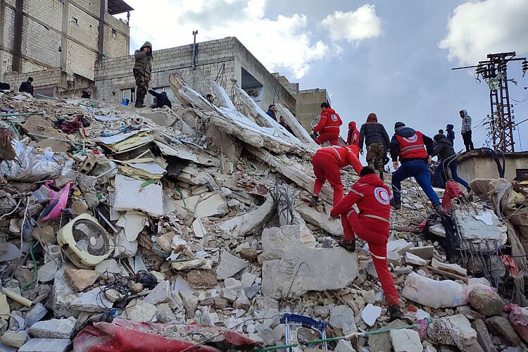 Hilfe für die Betroffenen des Erdbebens in der Türkei und in Syrien