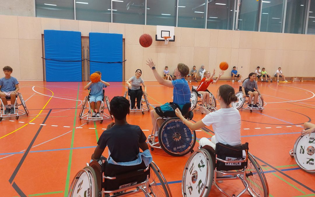 Rollstuhl-Basketball-Projekt an der DBS 2.7.25