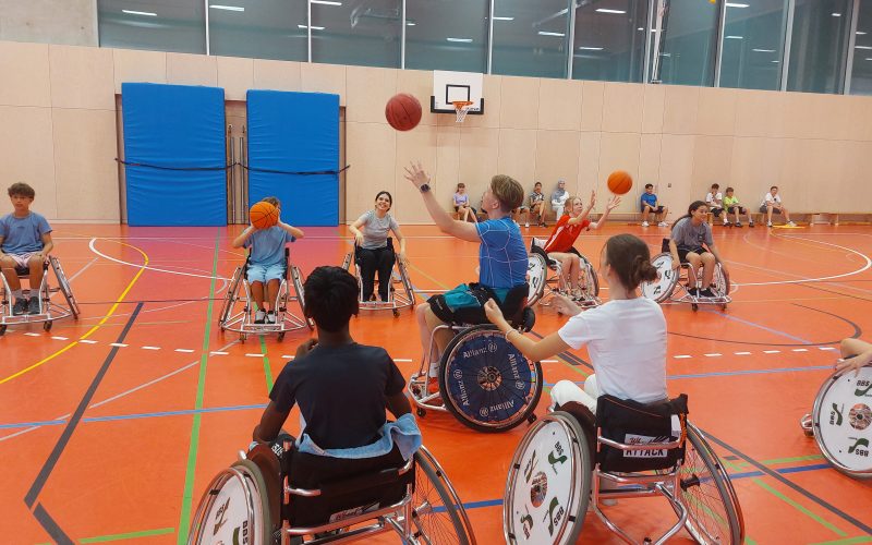 Rollstuhl-Basketball-Projekt an der DBS 2.7.25