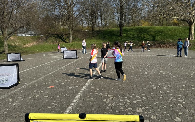 Fußballprojekt Score a Goal „Sport in der Schule“ mit der Löwenklasse